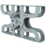 Showgear Levelling Clamp (Pair), Silver - 60kg