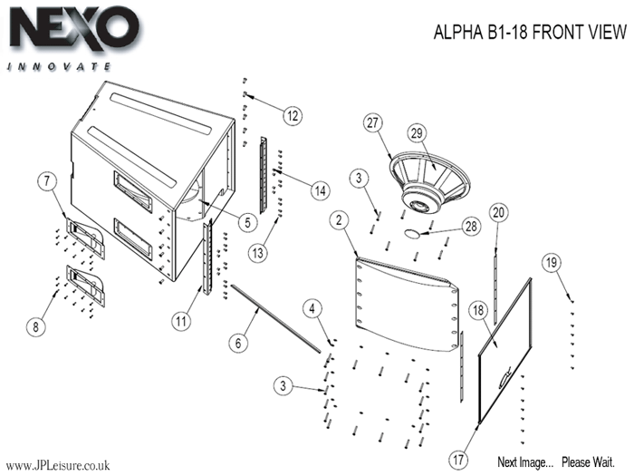 16. (05CACH90-1A) Alpha Kelping 90 Back Plate for Alpha B1-18