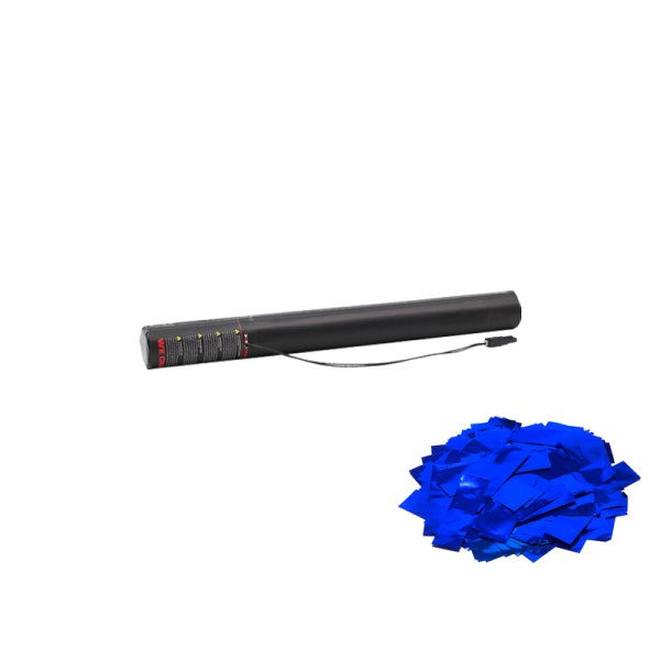 Confetti-Maker Electric Confetti Cannon 50cm Blue Metallic