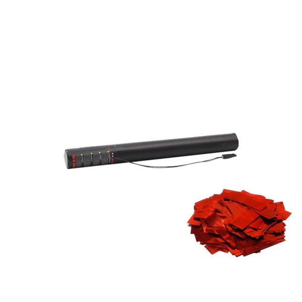 Confetti-Maker Electric Confetti Cannon 50cm Red Metallic