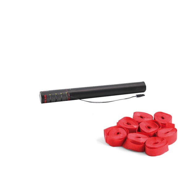 Confetti-Maker Electric Streamer Cannon 50cm Red