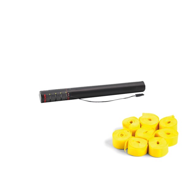 Confetti-Maker Electric Streamer Cannon 50cm Yellow