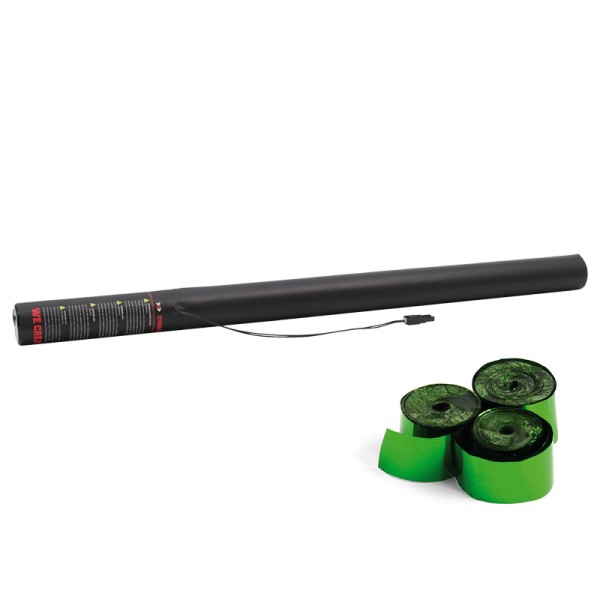 Confetti-Maker Electric Streamer Cannon 80cm Green Metallic