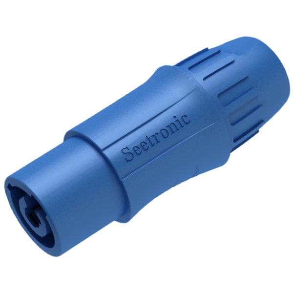 Seetronic SAC3MCA PowerTwist Inline Connector - Blue