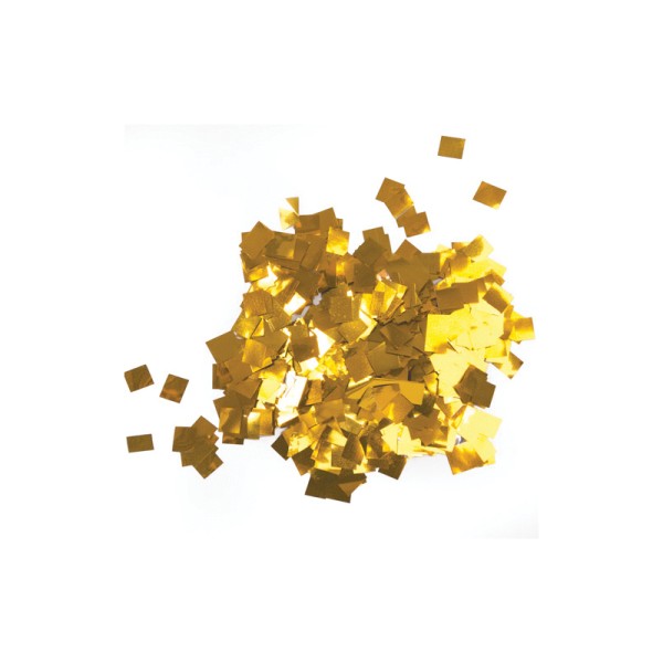 Equinox Loose Confetti Squares, 17 x 17mm - Metallic Gold