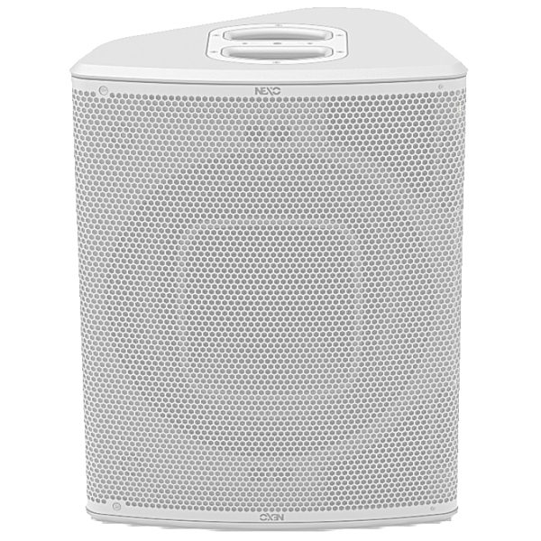 Nexo P15 15-Inch 2-Way Passive Touring Speaker with Installation Grille, 1350W @ 8 Ohms - White