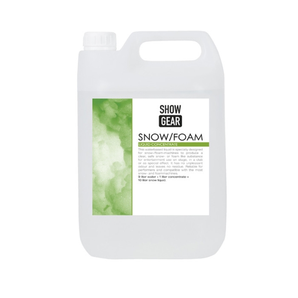 Showgear Snow / Foam Fluid Concentrate, 5 Litre