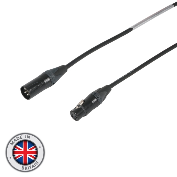 elumen8 25m 3-Pin Neutrik Male XLR - 3-Pin Female XLR DMX Cable