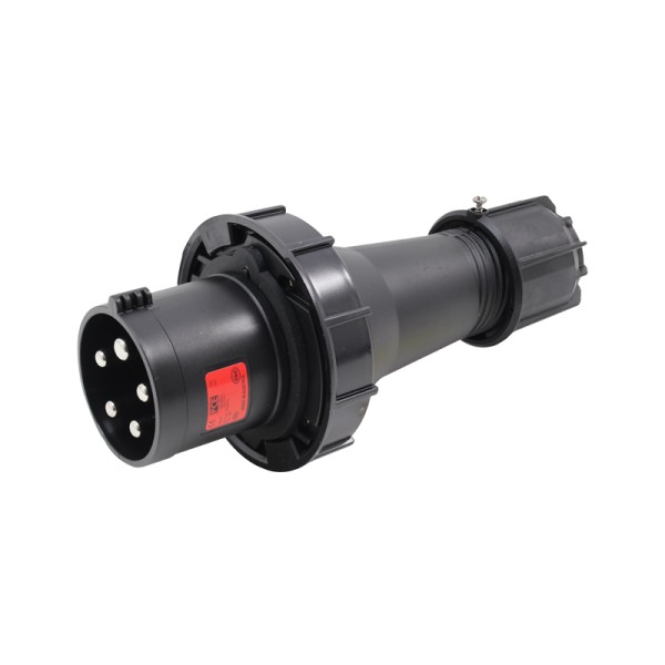 Red 63A C Form 415V 3P+N+E Black Plug (035-6xs)