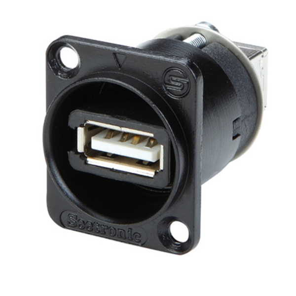 Seetronic USB A-B Feedthrough D Type SAUSB-W-B
