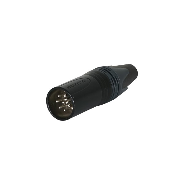 Neutrik NC6MXX-BAG 6-Pin XLR Male Cable Connector - Black