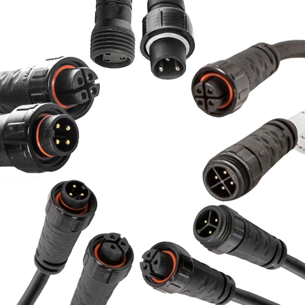 ADJ IP Rated DMX & Power Extension Cables - Various Cable Lengths