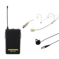 W Audio RM Quartet Body Pack Kit (863.01 Mhz) with Head Set and Lavalier Microphones