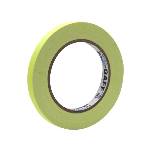 elumen8 Fluorescent Cloth Gaffer Tape 3170 12mm x 23m - Yellow