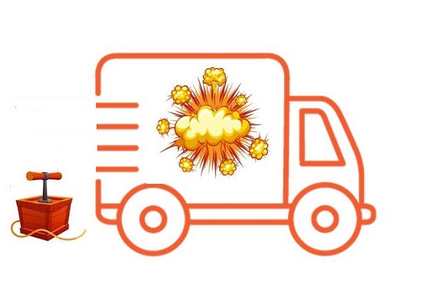 Payment Method - Explosive Pyrotechnics Courier - Mainland UK