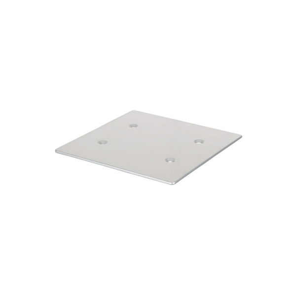 Equinox Quad Steel DecoTruss 300mm Base Plate, Silver