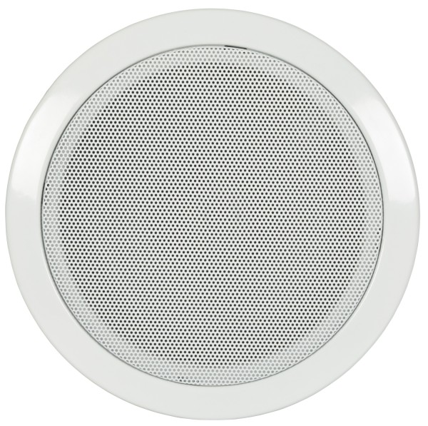 Adastra CF-5D 5.25 Inch Ceiling Speaker with Fire Dome, 0.75W / 1.5 W / 3W / 6W @ 100V Line - White