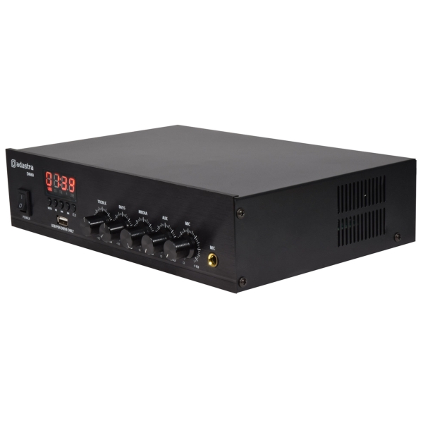 Adastra DM60 Digital 100V Mixer-Amplifier, 60W @ 100V Line