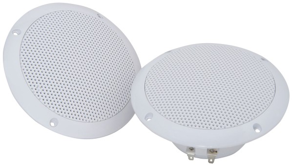 Adastra OD5-W4 5 Inch Water Resistant Ceiling Speaker Pair, IP35, 35W @ 4 Ohms - White