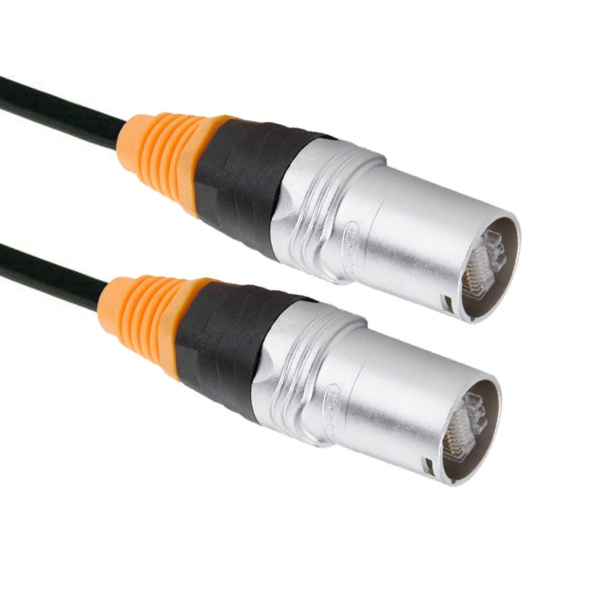 ADJ CAT6IP16 RJ45 CAT6 IP Rated Cable in an XLR Shell, 5M - IP65
