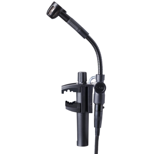 AKG C518 M Miniature Clamp-On Percussion Condenser Microphone with MPAV Phantom Power Adaptor
