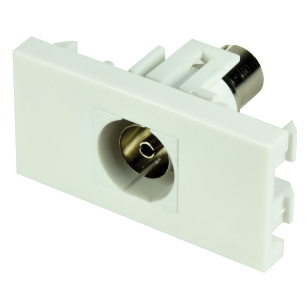 av:link Wall Plate Module - Coaxial Keystone Socket