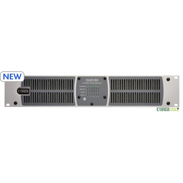 Cloud CA6160 6 Channel Power Sharing Amplifier, 160W @ 4/8 Ohm or 70V/100V Line