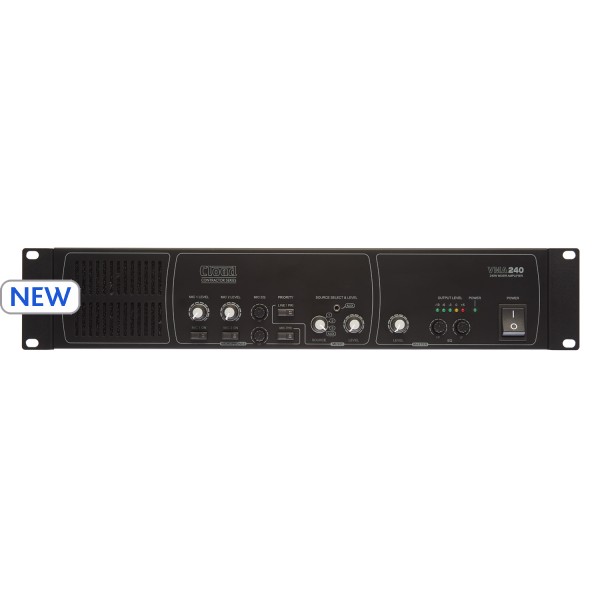 Cloud VMA240 Mixer Amplifier, 240W @ 4 Ohm or 25V / 70V / 100V Line