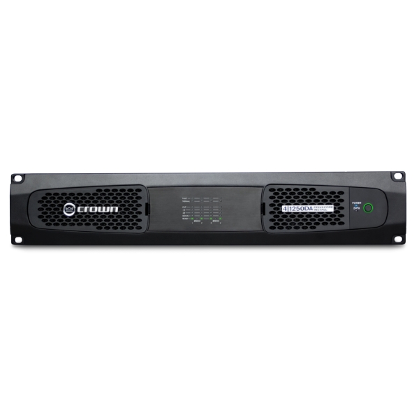 Crown DCi4 1250DA 8-Channel Install Amplifier with Dante Network Audio, 1250W @ 4 Ohms or 70V / 100V Line