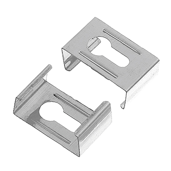 Fluxia CLIP10-45A Clips for 45 Degree Angled Aluminium LED Tape Profile (Pack of 10)