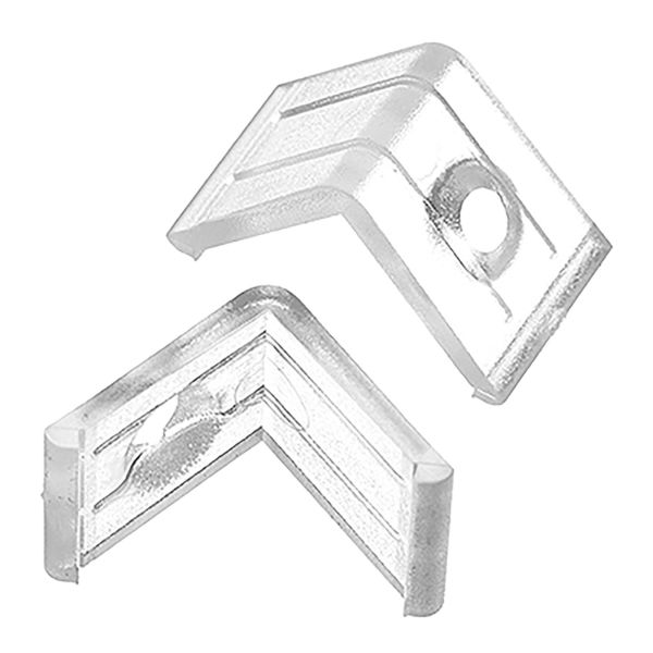 Fluxia CLIP10-90A Clips for 90 Degree Arc Aluminium LED Tape Profile (Pack of 10)
