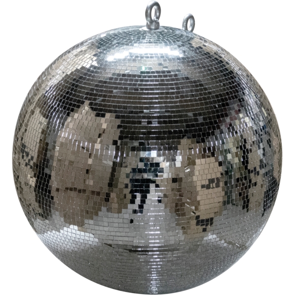 FXLab Professional Silver Mirror Ball with Fibreglass Core, 10mm Facets - 750mm
