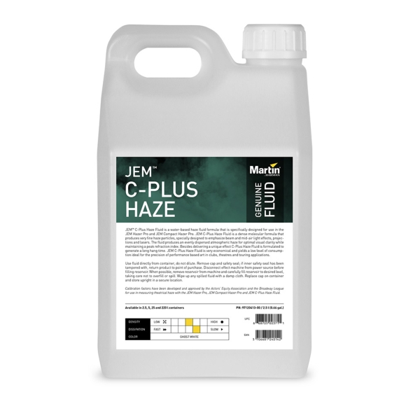 JEM C-Plus Haze Fluid - 2.5L (Box of 4)