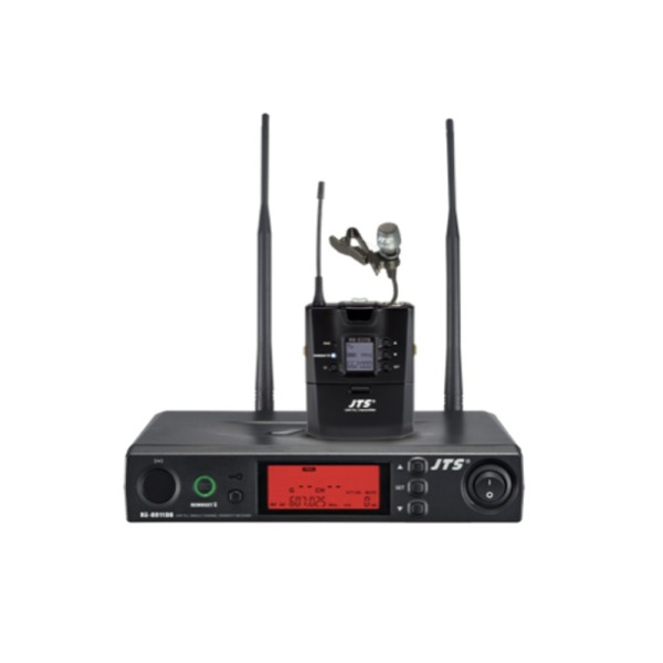 JTS RU-8011DB Single Radio Microphone System with JTS RU-G3TB Body Pack and JTS CM-501 Microphone - Channel 38 to 42