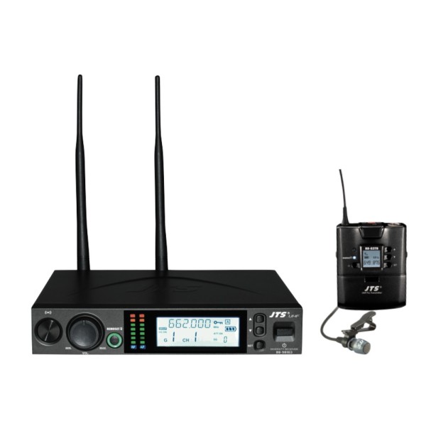 JTS RU-901G3 Single Channel True Diversity Lapel Wireless Microphone System - Channel 38 to 42
