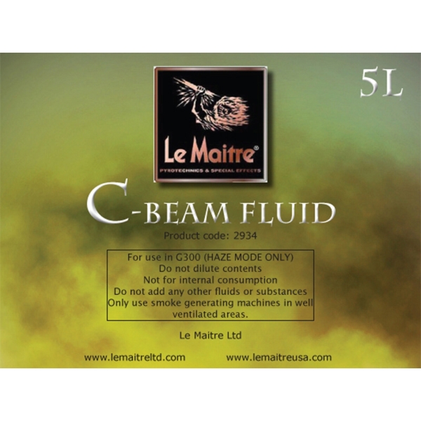 Le Maitre 2934 C-Beam Haze Fluid (4x 5 Litre)