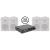 Adastra 4x BC3-W 3 Inch Passive Speakers with A22 Amplifier Package - White - view 1