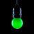 Prolite 1.5W LED Polycarbonate Golf Ball Lamp, ES Green - view 1