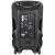 QTX BUSKER-15 Portable PA with VHF Mics & USB/SD/FM/BT Media Player, 100W - view 4