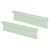 av:link Double Gang Wall Plate Brushes - White - view 1