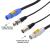 1.5m Combi 5-Pin DMX and PowerCON Cable Lead - view 3