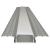 Fluxia Aluminium Flush Mount Plaster-In Wide LED Tape Profile 2 metre - view 2