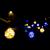 Prolite 1.7W LED G95 ES Poly Star Polycarbonate Lamp, Blue - view 3