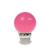 Prolite 1.5W LED Polycarbonate Golf Ball Lamp, BC Pink - view 2