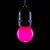 Prolite 1.5W LED Polycarbonate Golf Ball Lamp, BC Pink - view 1