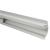 Fluxia AL2-D4217 Aluminium LED Tape Profile, Dado Rail 2 metre - view 2