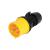 PCE 16A 110V 3P+E Plug Yellow/Black (014-4sx) - view 1