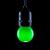 Prolite 1.5W LED Polycarbonate Golf Ball Lamp, BC Green - view 1