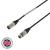 elumen8 1.5m Neutrik XLR Male - XLR Female Microphone Cable, Silver - view 1