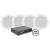 Adastra 4x RC5 5 Inch Ceiling Speaker with A22 Amplifier Package - view 1